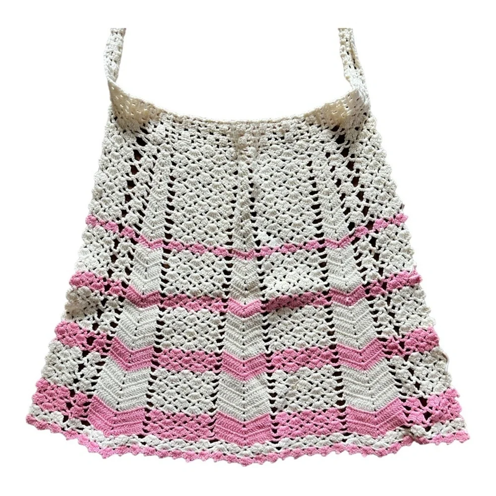 Vintage Hand‎ Crocheted Apron